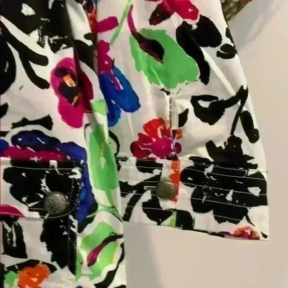 Sportelle floral print lightweight jacket, size XL - Picture 2 of 7